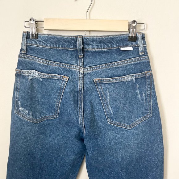 Boyish The Tommy Stretch Distressed High-Rise Straight Jeans in Wild Times - Picture 9 of 13